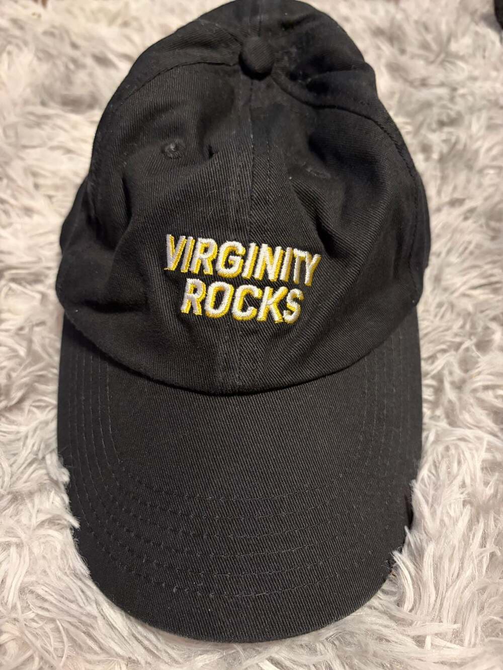 Danny Duncan Virginity Rocks Black Baseball Cap Hat One Size